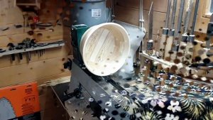 Зачем нужен реверс на токарном по дереву? Испытание