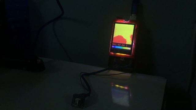 Temperature Camera ( Amg8833 TFT LCD On Arduino Mega ) смотреть онлайн