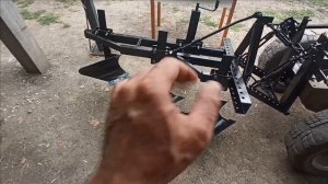 навеска и плуг для минитрактора ( собираю навеску и трехкорпусный плуг после покраски...) #Фсёпро10