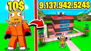 ПОСТРОИЛ САМУЮ КРУТУЮ ТЮРЬМУ В МИРЕ и ОГРАБИЛ ВЕСЬ ГОРОД! НУБ И ПРО ВИДЕО ROBLOX Criminal Tycoon