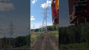 демонтаж опоры Вл-110