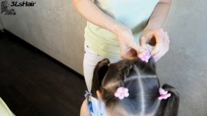 Жгутики - детская прическа на тонкие волосы | Дитяча зачіска |Twist Hairstyle For Children's