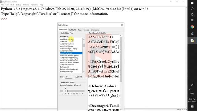 Python (IDLE Dark Mode, Font face and Size) | Part -7 for Absolute Beginner | F5 Classes