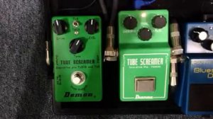 Tube Screamer Mogoo (Ts808 and Ts9 ) vs. Ibanez Ts808 (comparison)