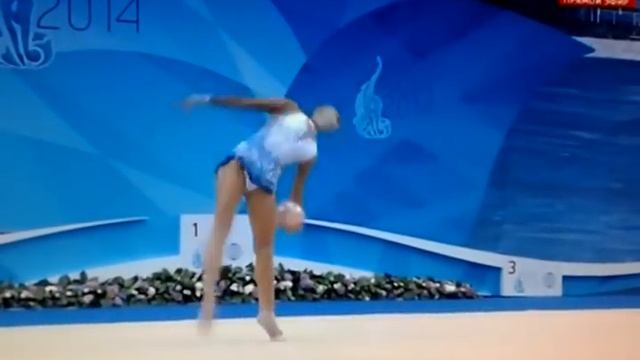 Nazarenkova Elizaveta RG ball world cup 2014 Kazan смотреть онлайн