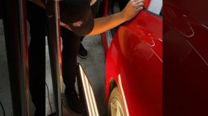 Удаление вмятины без покраски