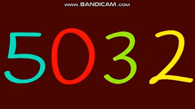 Numbers 1 to 9999 with colors! смотреть онлайн