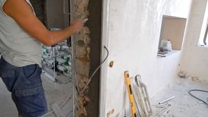 Дверные откосы.Штукатурка откосов.