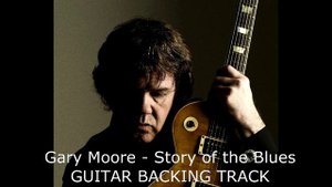 Gary Moore - Story of the Blues GUITAR BACKING TRACK