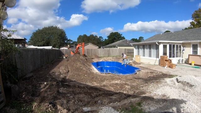 Удачный ЗАКАЗ, не смотря на трудности. Установщик бассейнов в США. смотреть онлайн