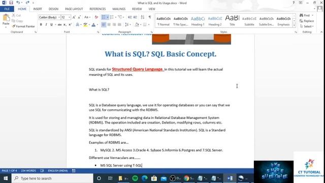 What is SQL?[in 4 minutes for beginners]|sql introduction tutorial|SQL Basic Concept|SQL Definition