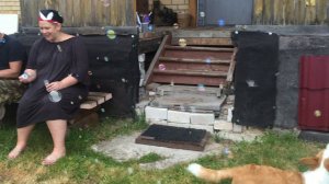 Лаврик и мыльные пузыри. Август 2016