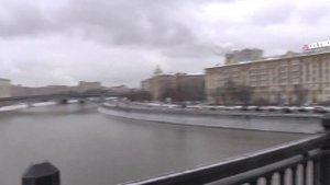 Москва-река и открытое МЕТРО над водой! Льда нет! Россия (Russia), Moscow (Москва).