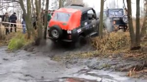 Езда по бездорожью на внедорожниках, разбитые дороги Камчатки дорога на Ключи.