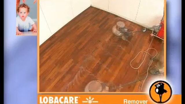 LOBACARE CareRemover использование средства для генеральной очистки паркета