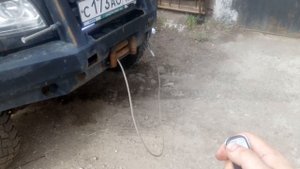 Работа гидравлической лебедки от самодельного электро гидронасоса