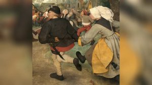 Крестьянский танец ! Питер Брейгель Старший ! Нидерланды, 16 век