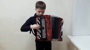 "Яблочко" в обработке Щербаковой, Федотовских Святослав, баян