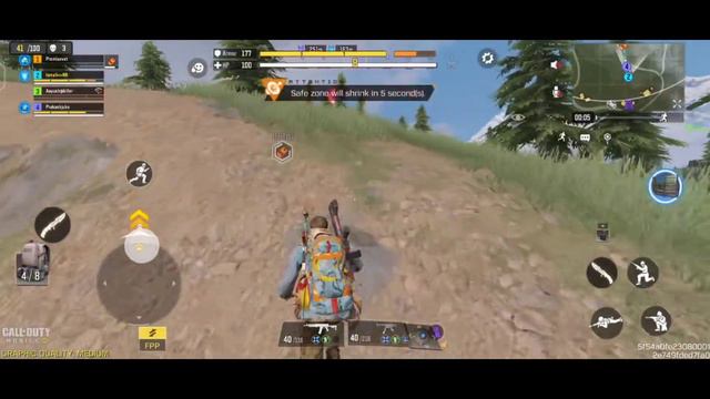 Call Of Duty Mobile Game 4V4 Noob Game Play-- Ses A Mara Galam😢 смотреть онлайн