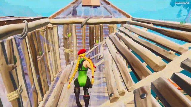 Cammy Gameplay skin+pickaxe Fortnite x Street Fighter Leak смотреть онлайн