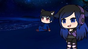 Клип под песню "Танцы под дождем". ~|Gacha life|~