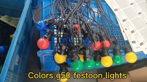 best G50 bulb string light IP44 christmas lights outdoor festoon lighting (2023 buyers guide)