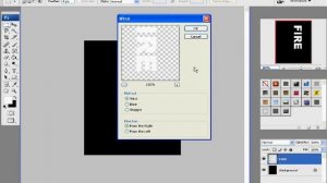Make simple FIRE TEXT EFFECT in Photoshop CS3 Extended - In 1 minute (tutorial)