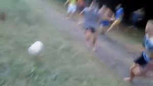 пьяная игра в футбол...