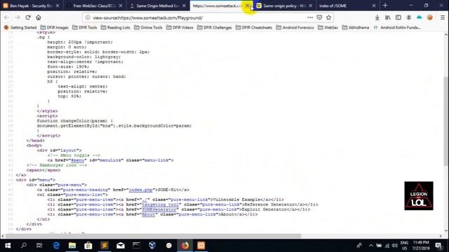 Same Origin Method Execution смотреть онлайн