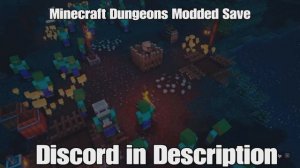 Minecraft Dungeons Modded Save PS4/PS5