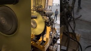 Первый пуск нового двигателя ЯМЗ 650