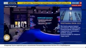 Интервью Генерального директора АО "Росагролизинг"  Павла Косова для "Россия 24" на площадке ПМЭФ