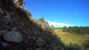 учимся катать мото "эндуро" заново . 3 . На бугор нарушив тишину