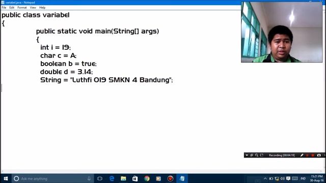 Java Syntax Runtime Error Literals Olehy Luthfi Imam Maulana XI RPL 3 смотреть онлайн