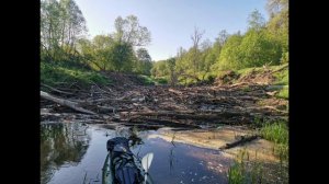 Одиночный Сплав по реке Лужа, 160 км за 8 дней, от истока в д. Возжихино до впадения в р. Протва
