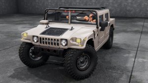 Hammer H1 Alpha: необычный краш-тест с манекенами в BeamNG.drive