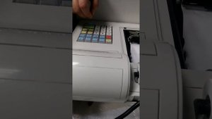 Как вставить термо ленту в онлайн кассу экр2102к-ф