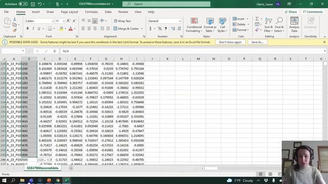 Making GCT and CLS files for GSEA