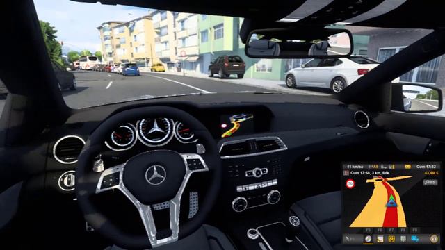 mercedes benz c63 amg w204 ets 2 MOD [1.46] смотреть онлайн