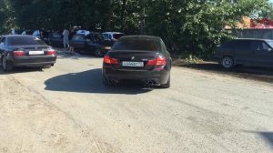 BMW f10 535 выхлоп
