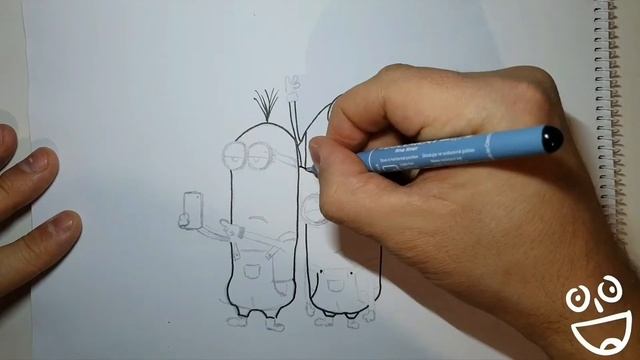 Рисуем Миньонов . Как нарисовать Миньона .Draw Minions