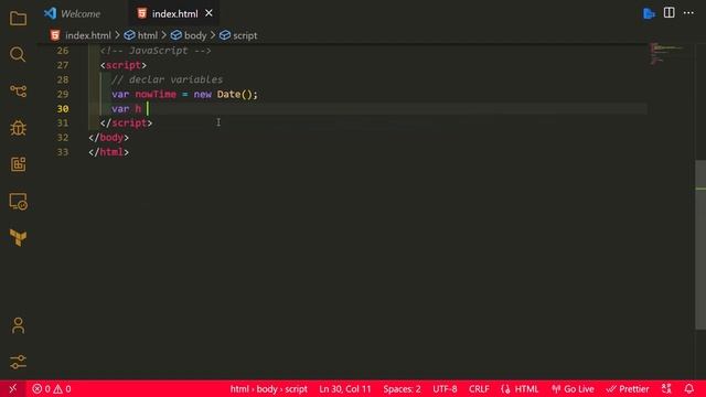 Digital Clock Using Html Css And JS with source code