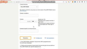 перевод денег на киви кошелек