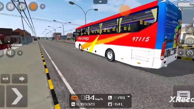 Bussid Mod Lorna Express Hyundai Universe Space Noble смотреть онлайн