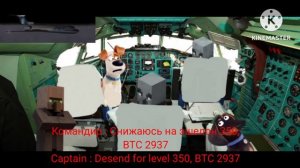 Башкирские авиалинии рейс 2937 переговоры Bashkirian airlines flight 2937 Cvr