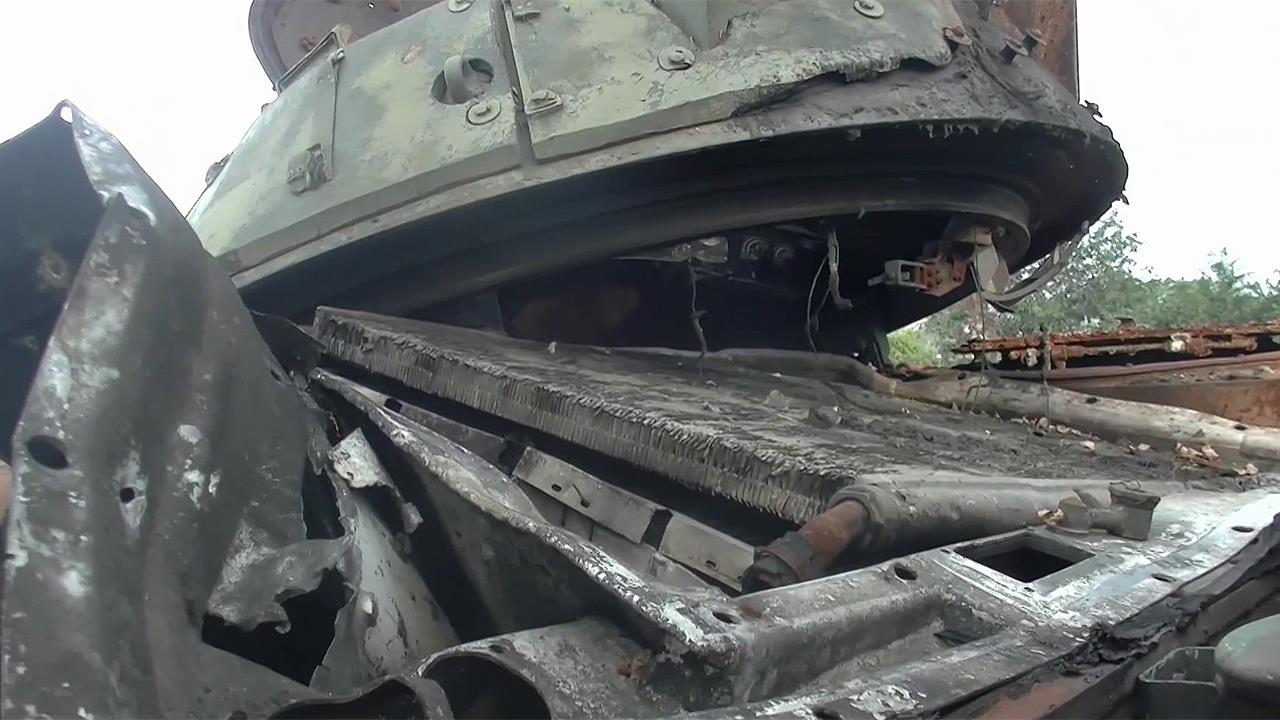 Минобороны РФ показало подбитую бронетехнику ВСУ