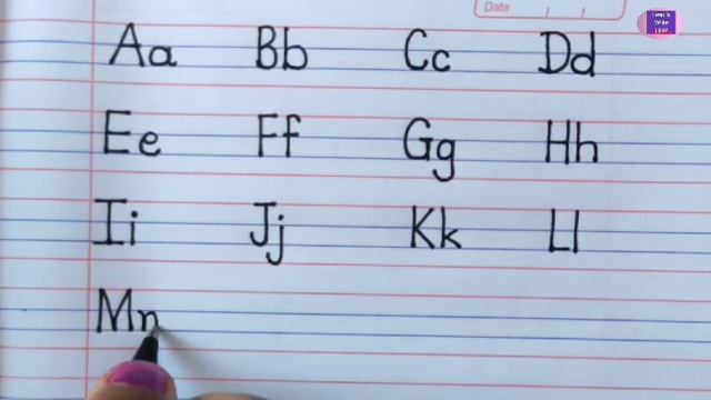 Write abc/How to write abcd in four line notebook/Alphabet with Beautiful handwriting смотреть онлайн
