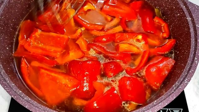 КТО ПРОБОВАЛ - БЕЗ РЕЦЕПТА НЕ УХОДИТ! Обалденный Маринованный Перец с Баклажанами на Зиму!