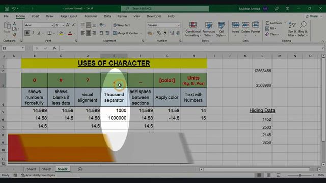Learn excel in Urdu Hindi | How do I create custom format in Excel | Custom Number format | Part-II
