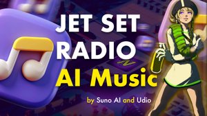 Музыка по Jet Set Radio, рожденная нейросетями Suno AI и Udio | Future Generative AI Album